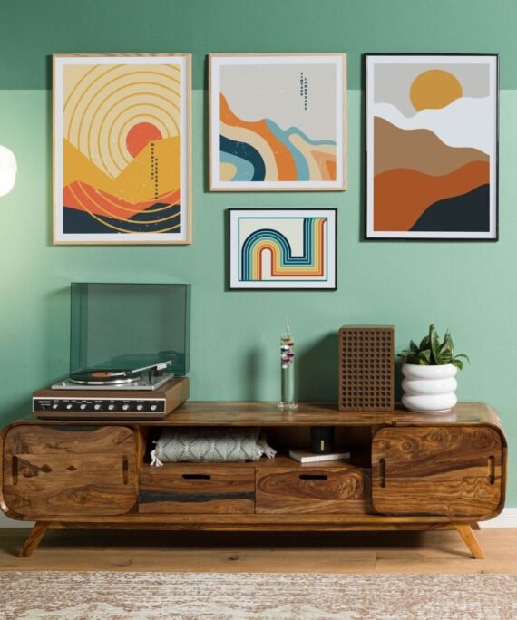 Furnliv Corbett Sheesham Wood TV Unit #7