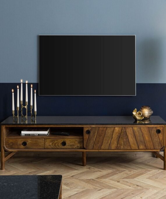 Furnliv Darien Mango Wood TV Unit #27