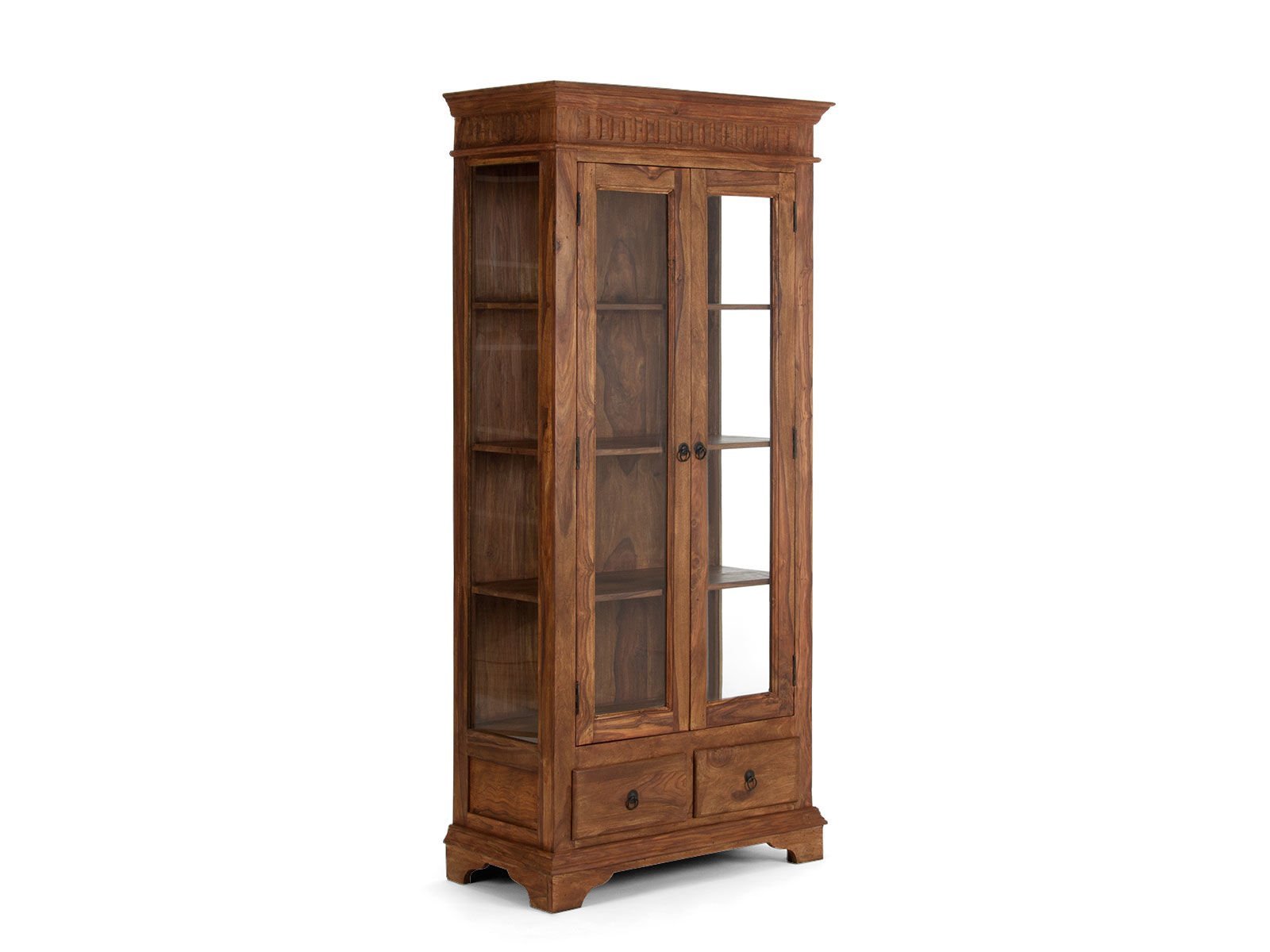 Furnliv Rustic Solid Wood Display Cabinet #07 - Image 2