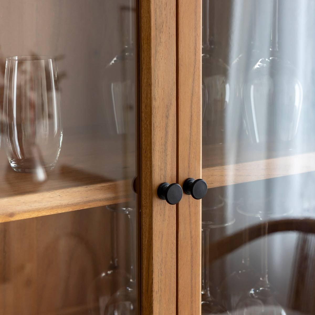 Furnliv Albert Acacia Wood Display Cabinet #01 - Image 5