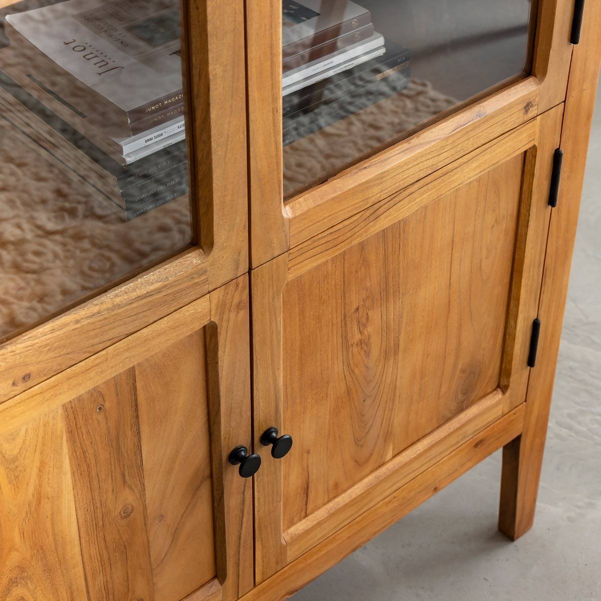 Furnliv Albert Acacia Wood Display Cabinet #01 - Image 6