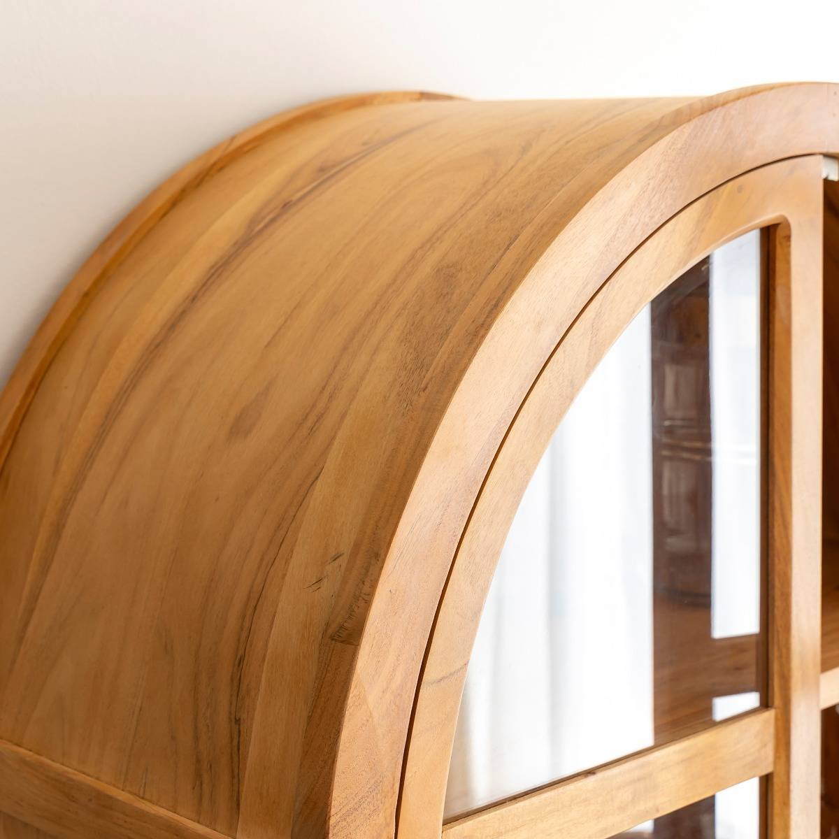 Furnliv Albert Acacia Wood Display Cabinet #01 - Image 3