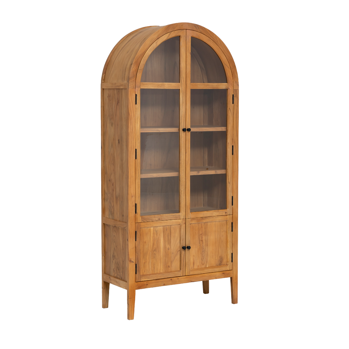 Furnliv Albert Acacia Wood Display Cabinet #01 - Image 4