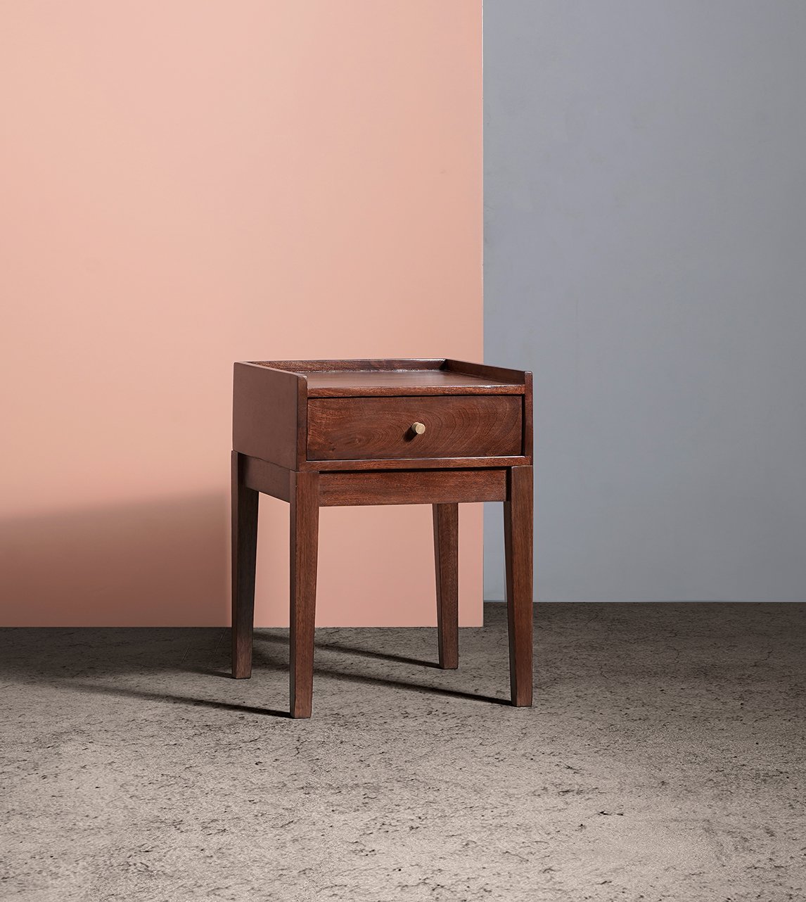 Furnliv Adam Solid Wood Bedside Table #03 - Image 2
