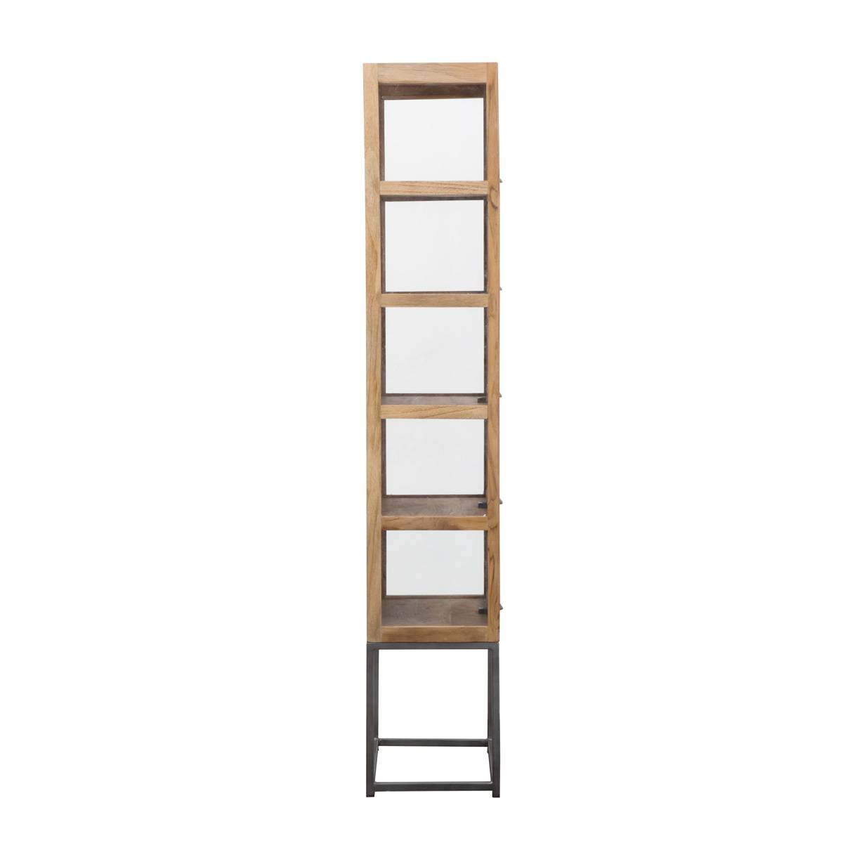 Furnliv Albert Acacia Wood And Metal Display Cabinet #02 - Image 6