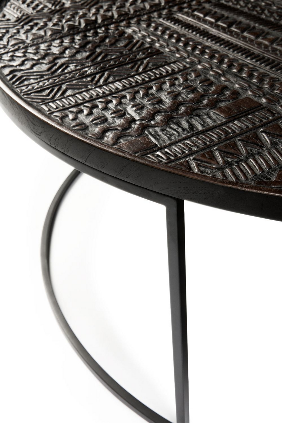 Furnliv Jodhpur Traditional & Carved Nesting Coffee Table Set - Image 3
