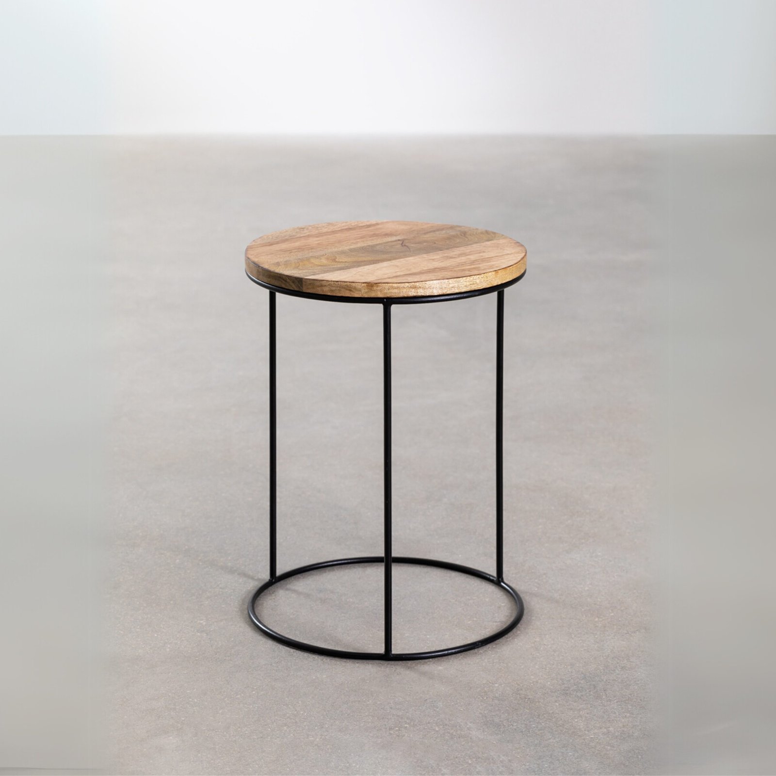 Furnliv Albert Premium Round Metal End Table - Image 3