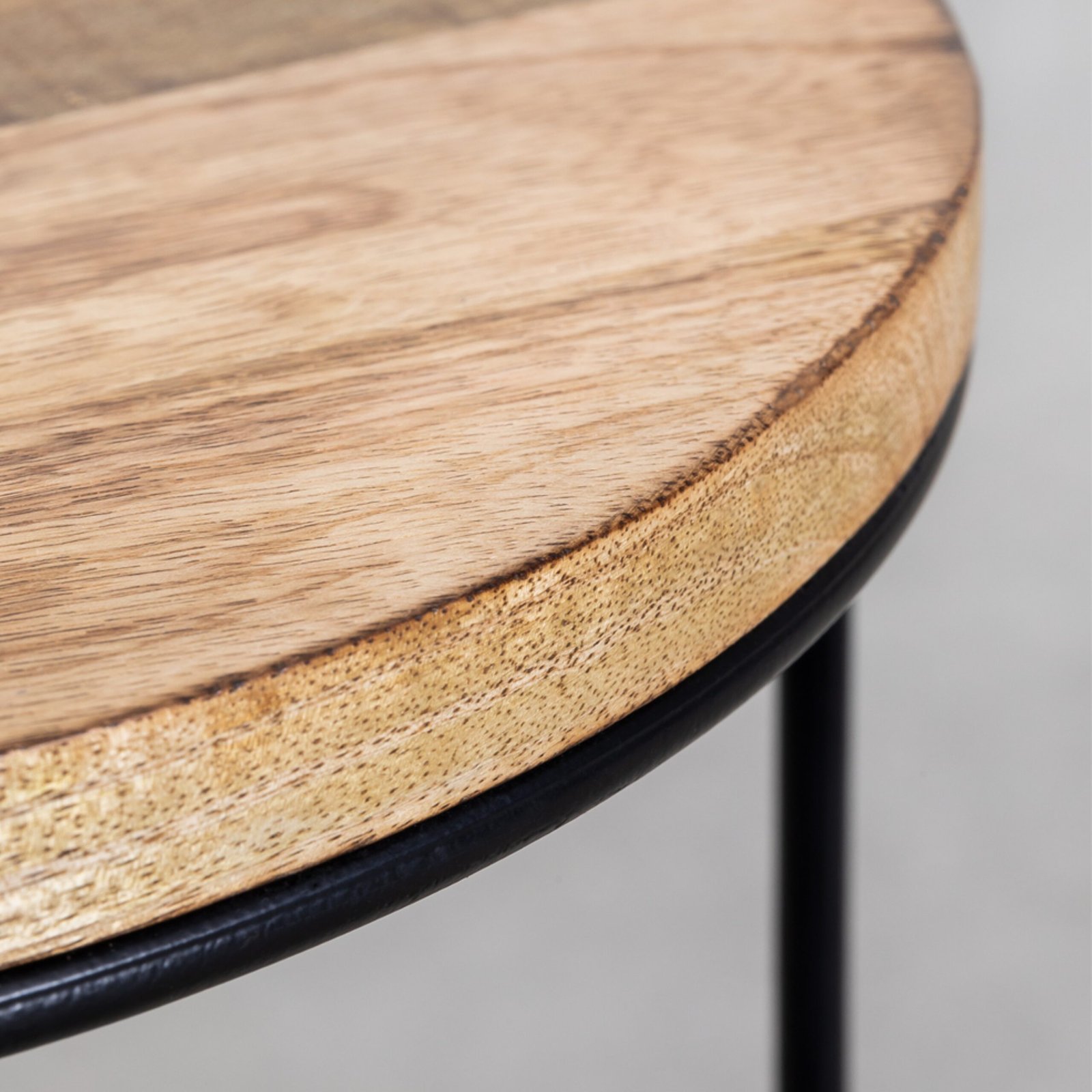 Furnliv Albert Premium Round Metal End Table - Image 4