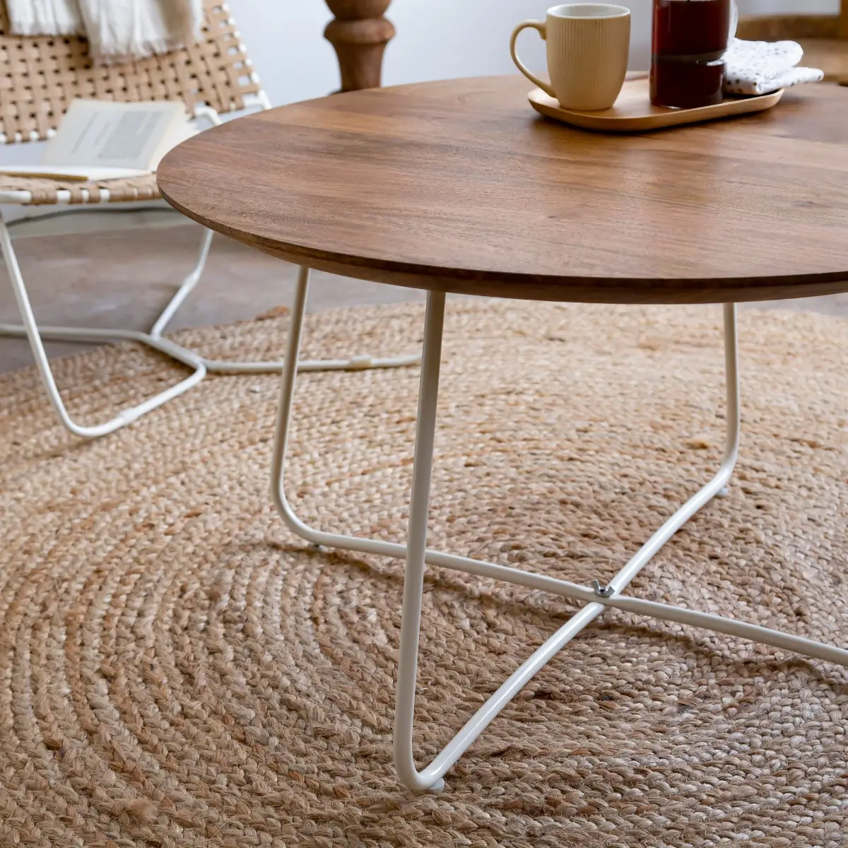 Furnliv Albert Round Coffee Table - Image 5