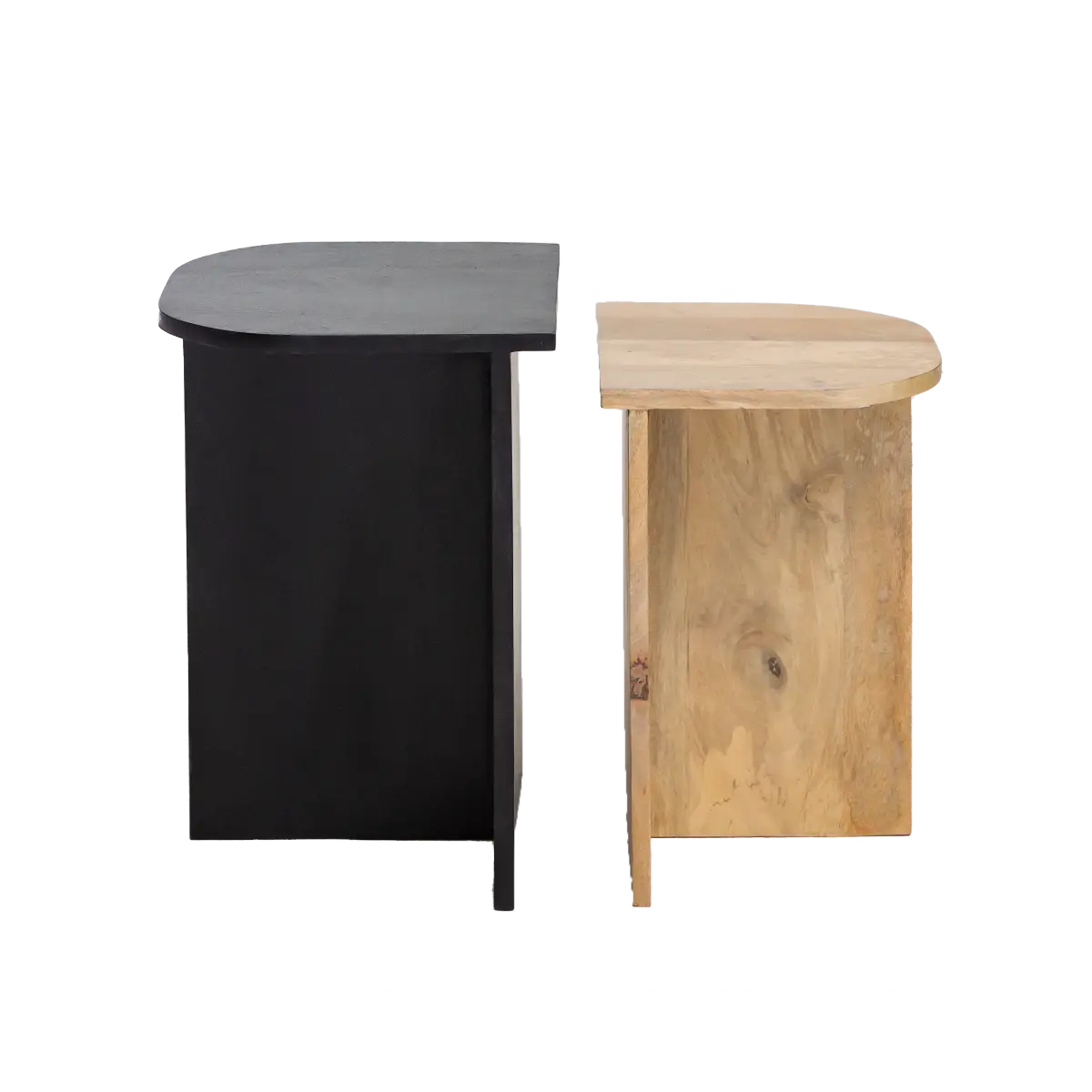 Furnliv Albert Solid Wood Nesting Coffee Table Set - Image 7