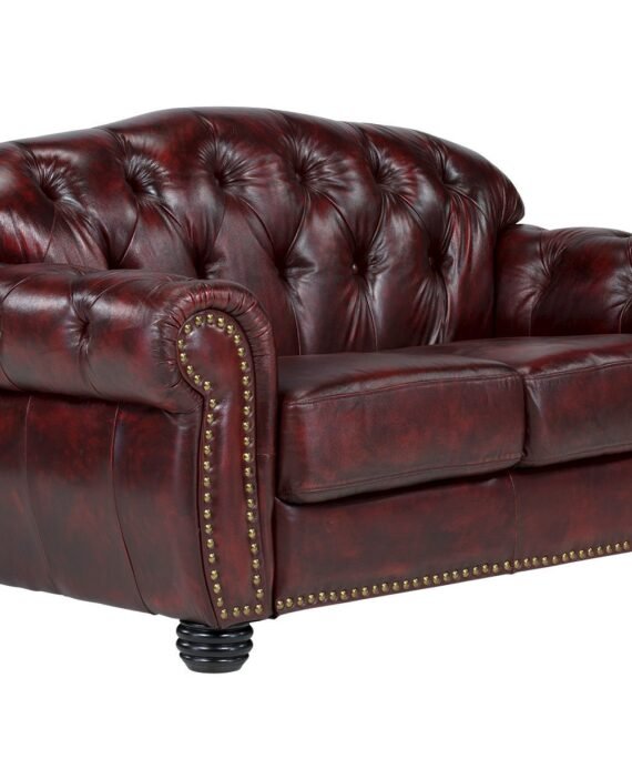 Furnliv Chesterfield Harold 2-Seater Sofa